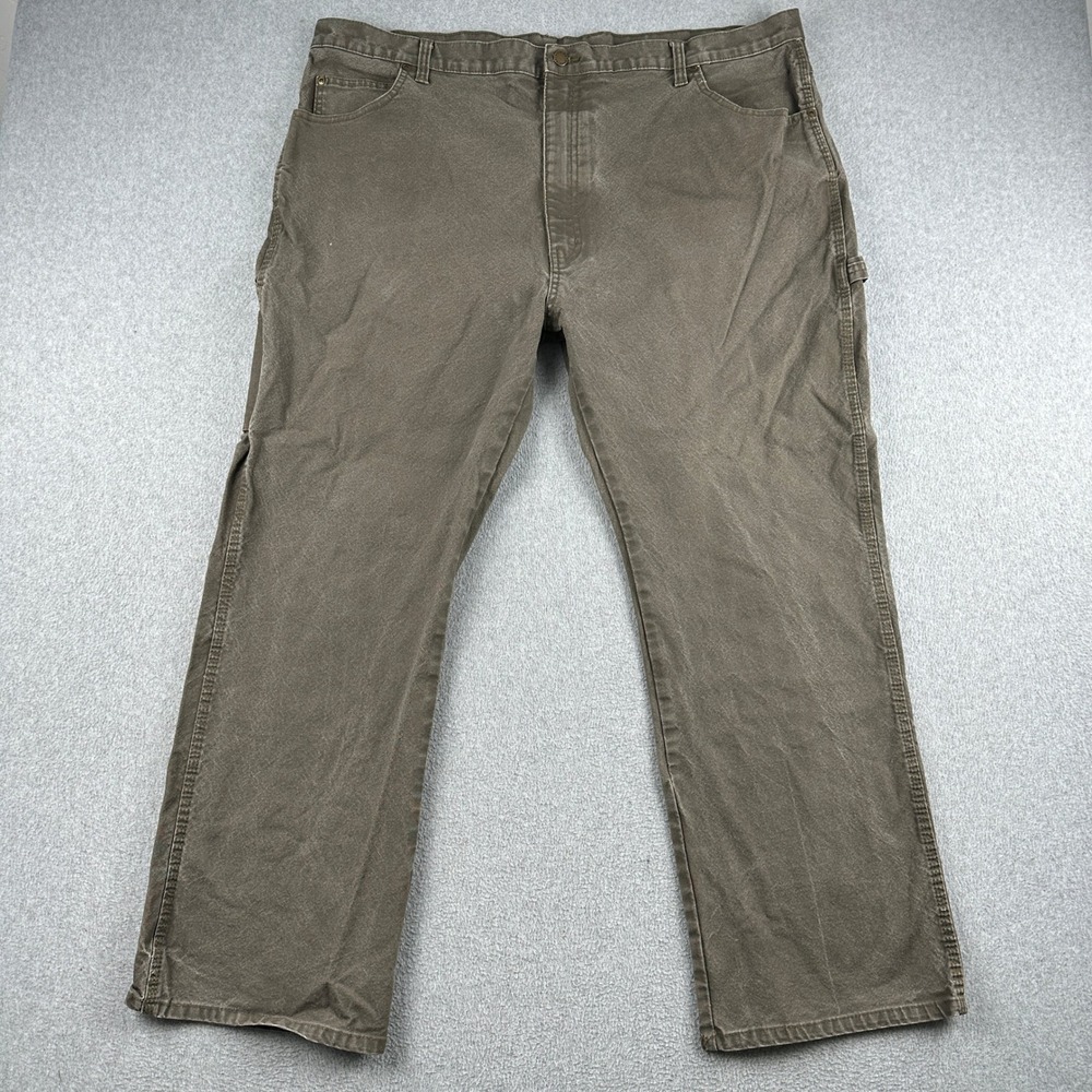 Dickies Pants Mens 44x30 Carpenter Brown Utility Workwear